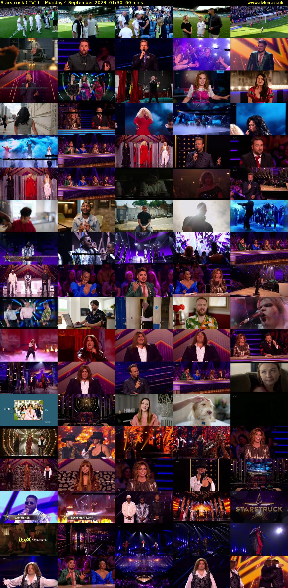 Starstruck (ITV1) Monday 4 September 2023 01:30 - 02:30