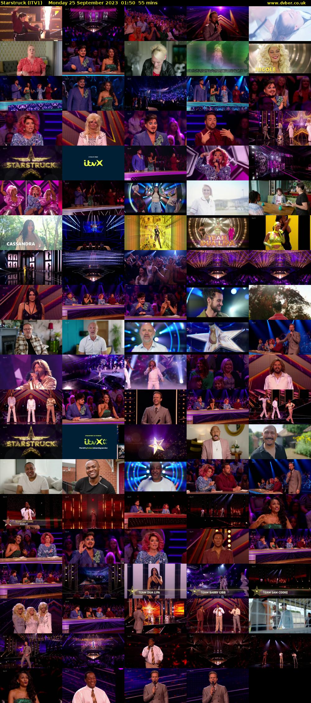 Starstruck (ITV1) Monday 25 September 2023 01:50 - 02:45