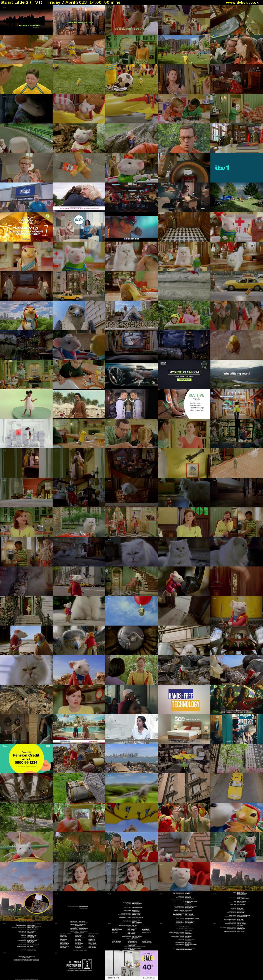 Stuart Little 2 (ITV1) Friday 7 April 2023 14:00 - 15:30