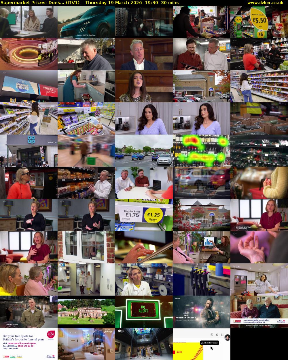 Supermarket Prices: Does... (ITV1) Thursday 19 March 2026 19:30 - 20:00