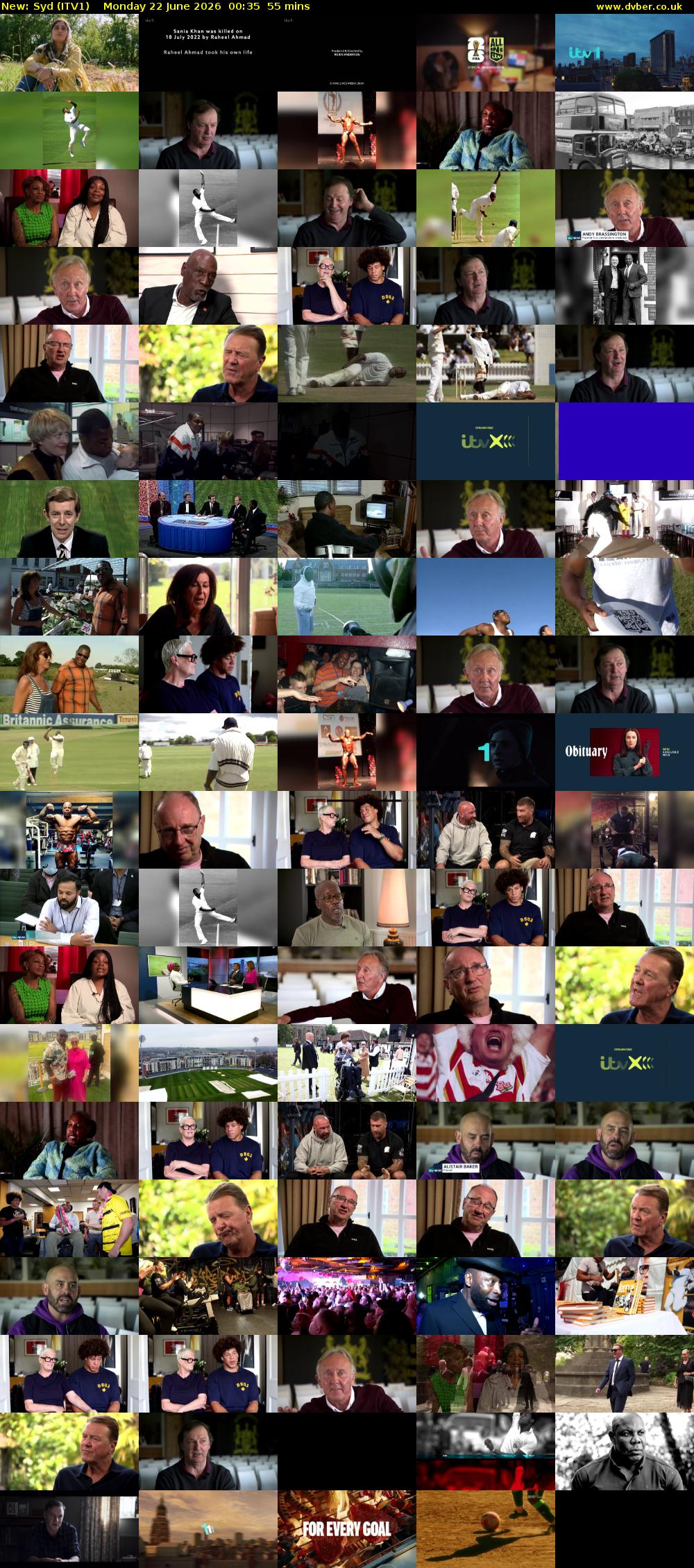 Syd (ITV1) Monday 22 June 2026 00:35 - 01:30