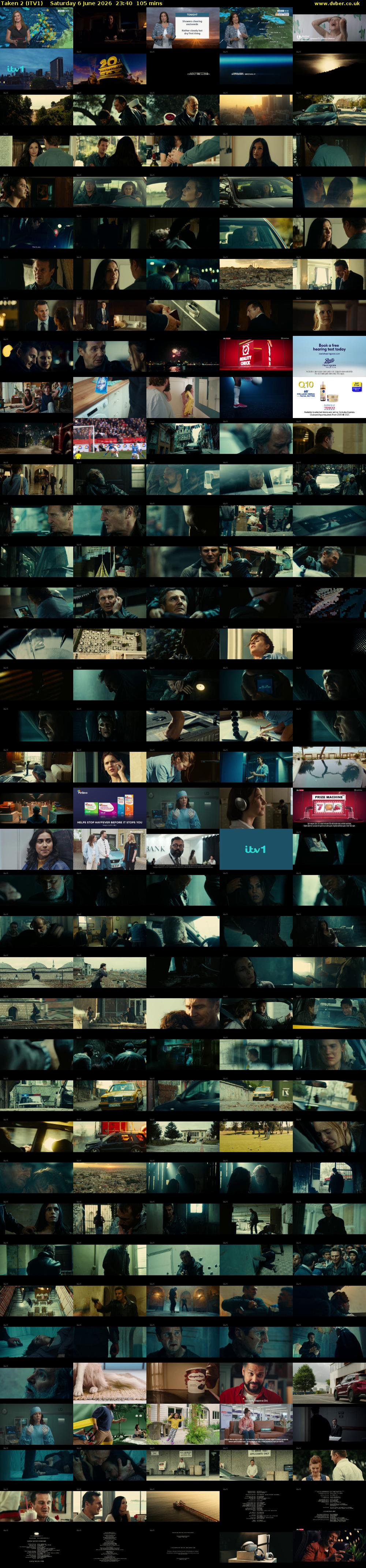 Taken 2 (ITV1) Saturday 6 June 2026 23:40 - 01:25
