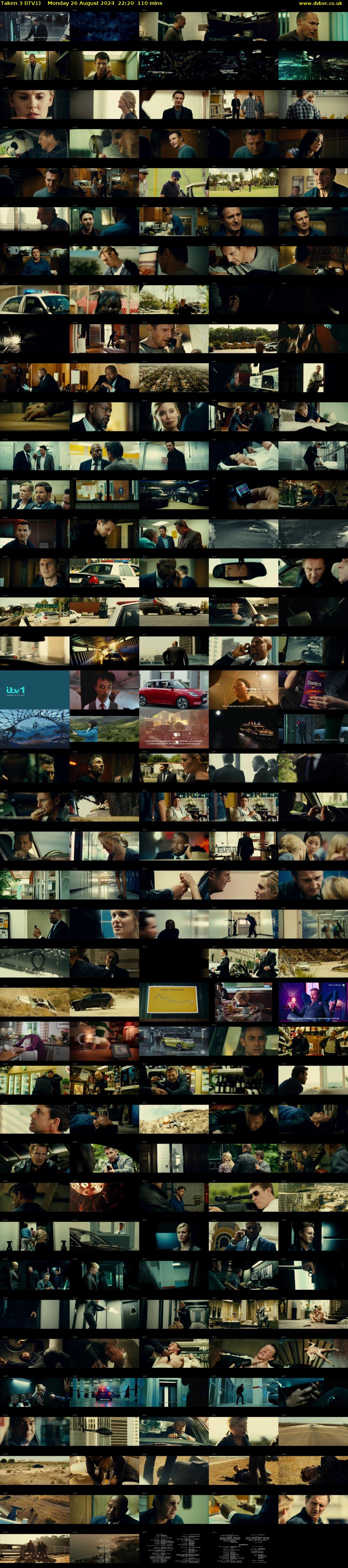 Taken 3 (ITV1) Monday 26 August 2024 22:20 - 00:10