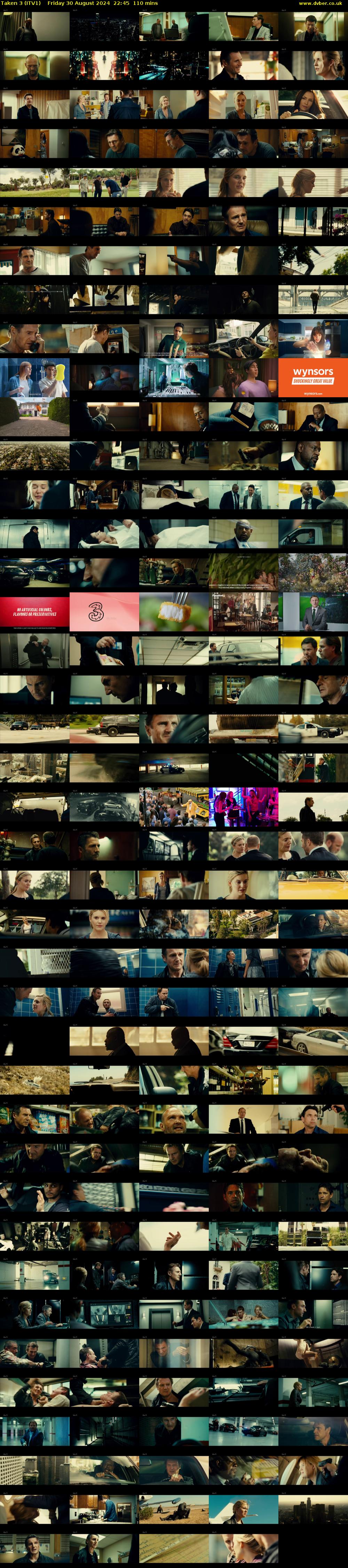 Taken 3 (ITV1) Friday 30 August 2024 22:45 - 00:35