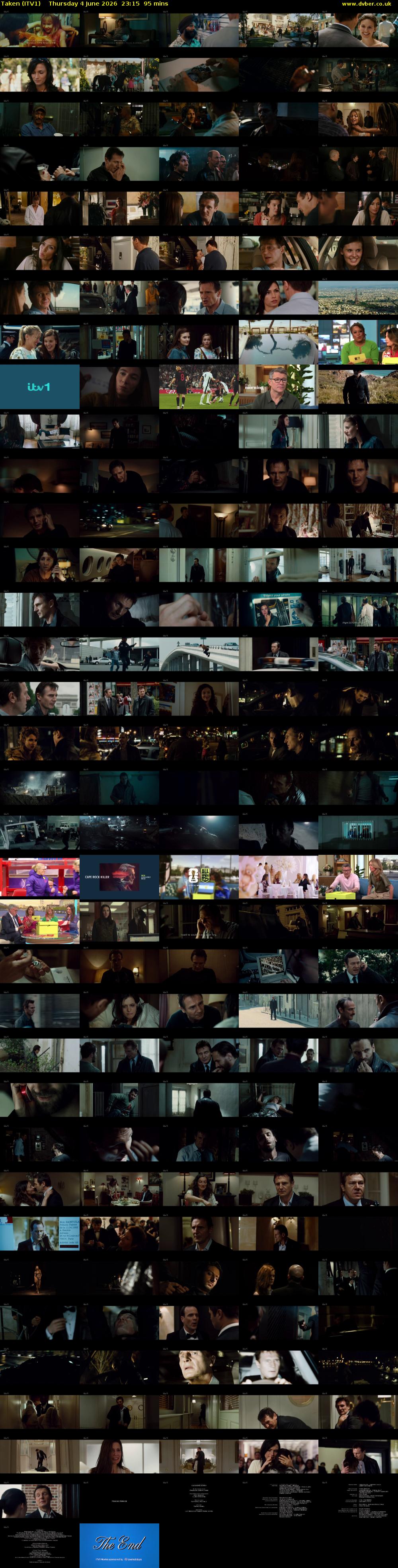 Taken (ITV1) Thursday 4 June 2026 23:15 - 00:50