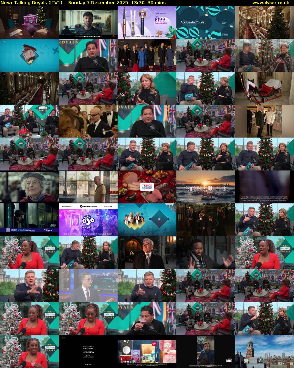 Talking Royals (ITV1) Sunday 7 December 2025 13:30 - 14:00