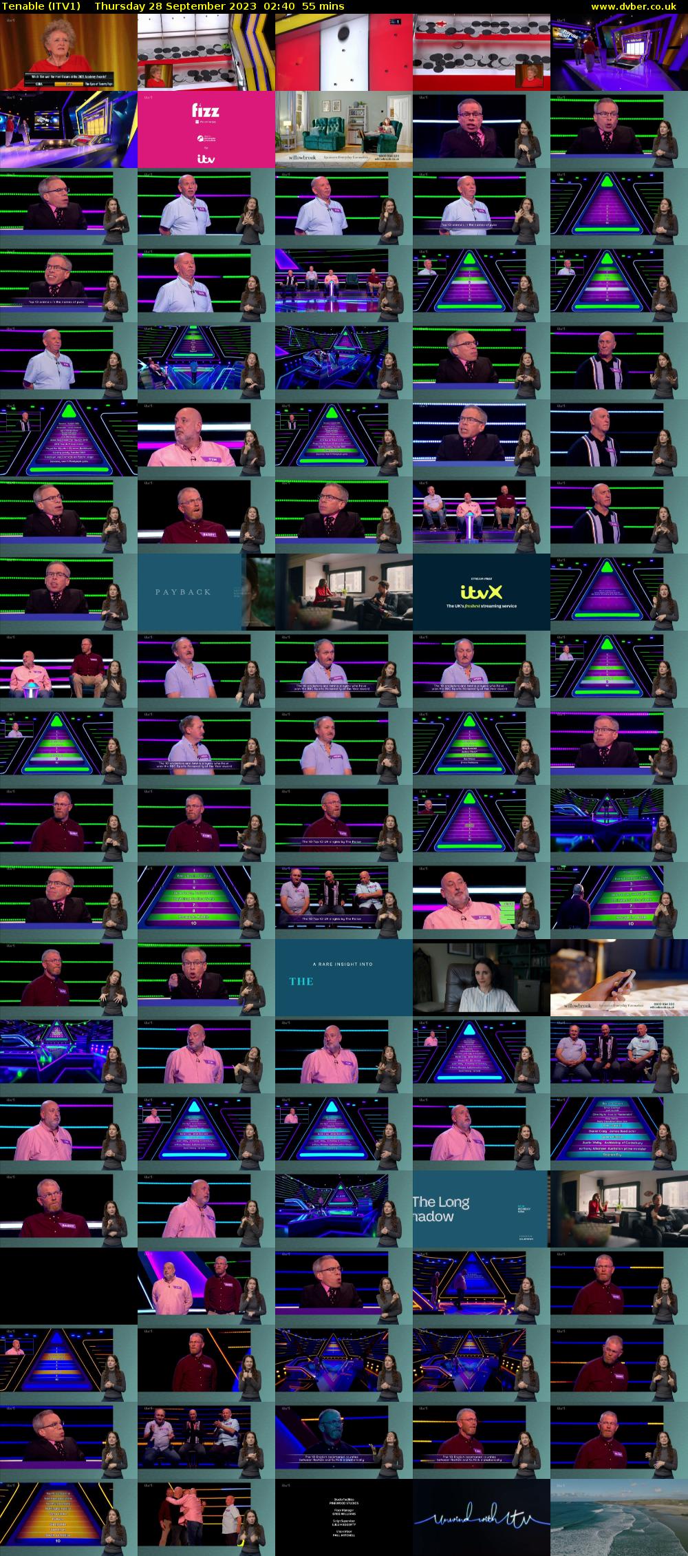 Tenable (ITV1) Thursday 28 September 2023 02:40 - 03:35