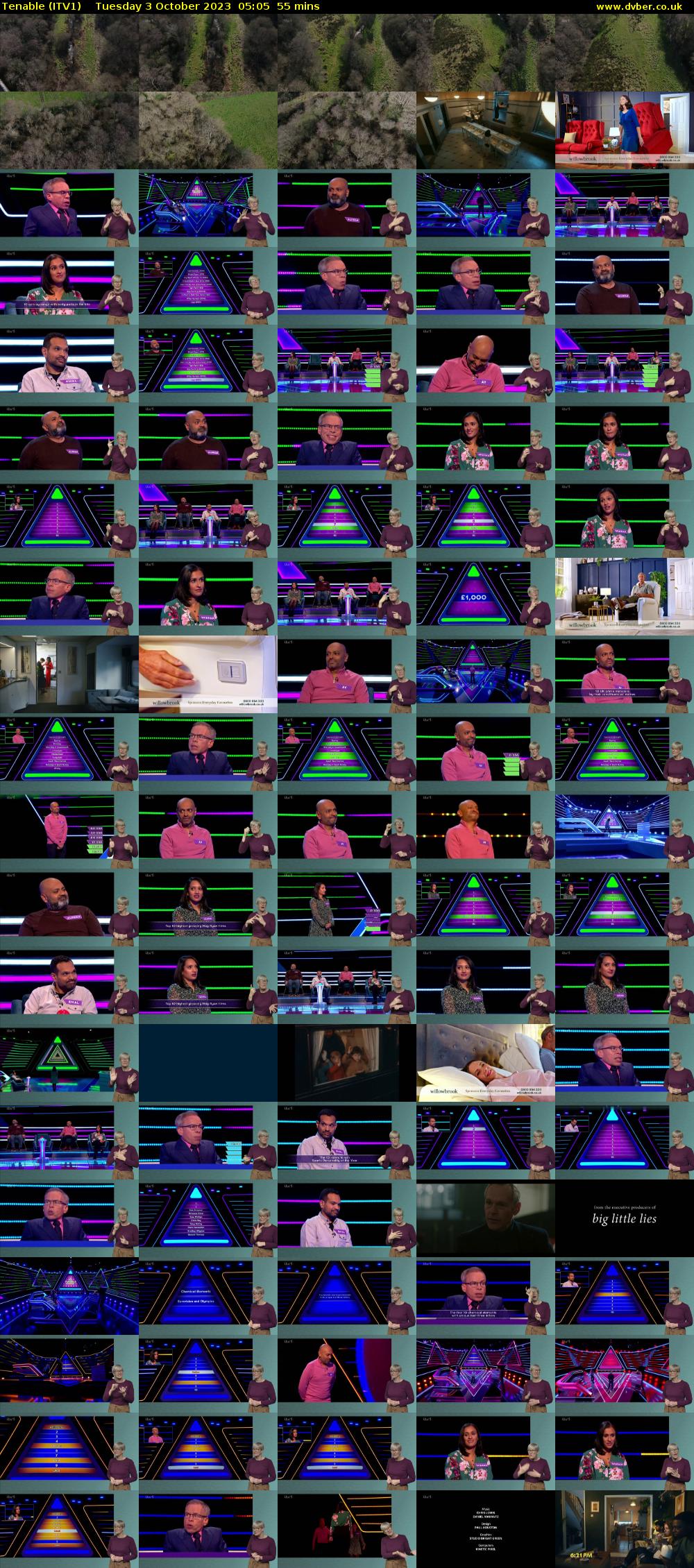 Tenable (ITV1) Tuesday 3 October 2023 05:05 - 06:00