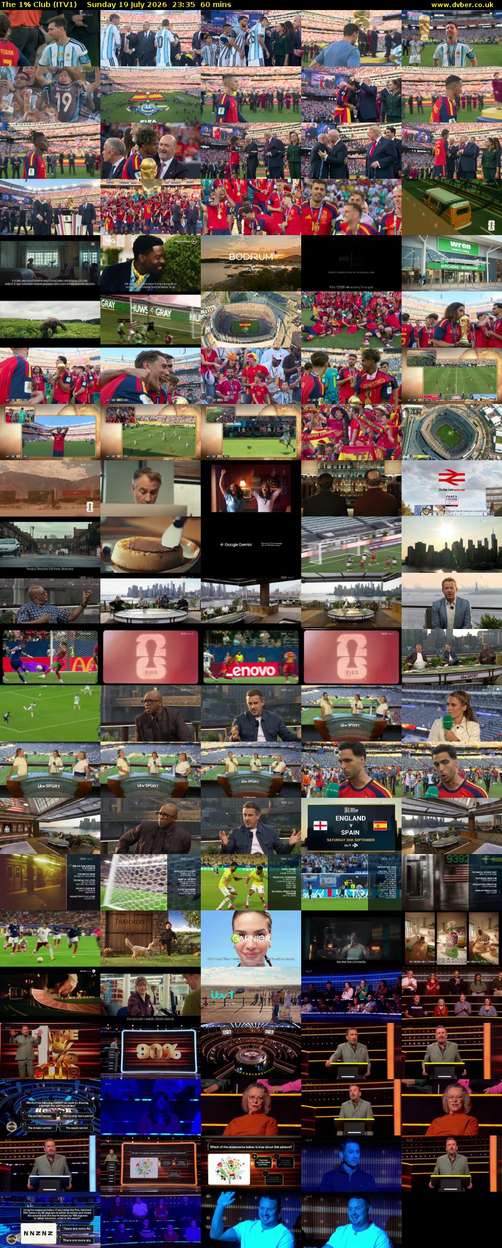 The 1% Club (ITV1) Sunday 19 July 2026 23:35 - 00:35