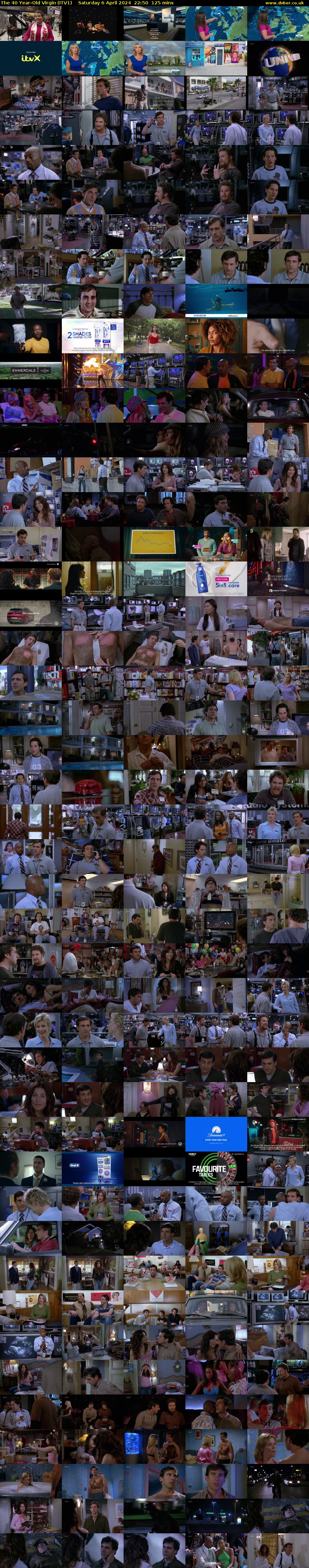 The 40 Year-Old Virgin (ITV1) Saturday 6 April 2024 22:50 - 00:55