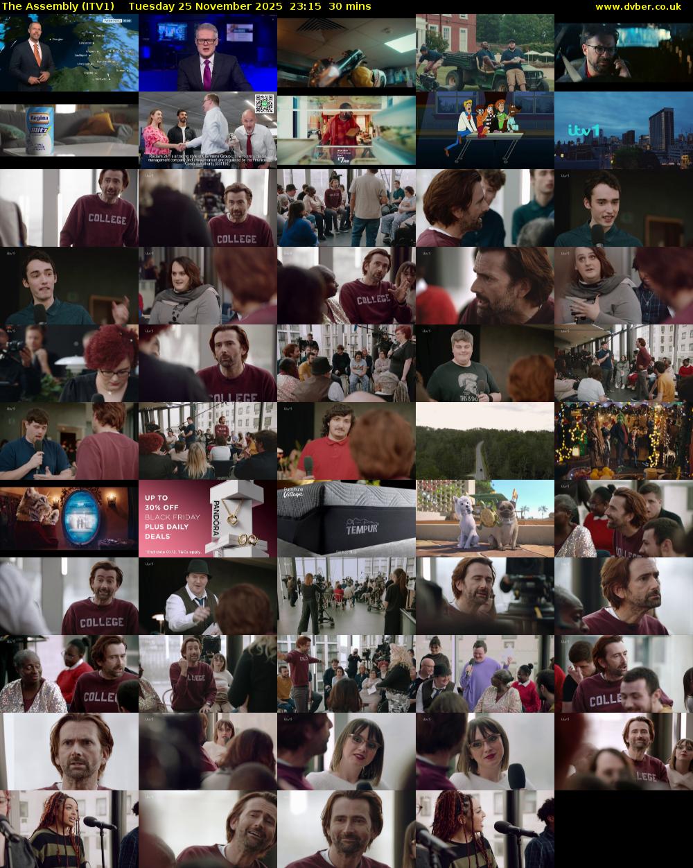 The Assembly (ITV1) Tuesday 25 November 2025 23:15 - 23:45