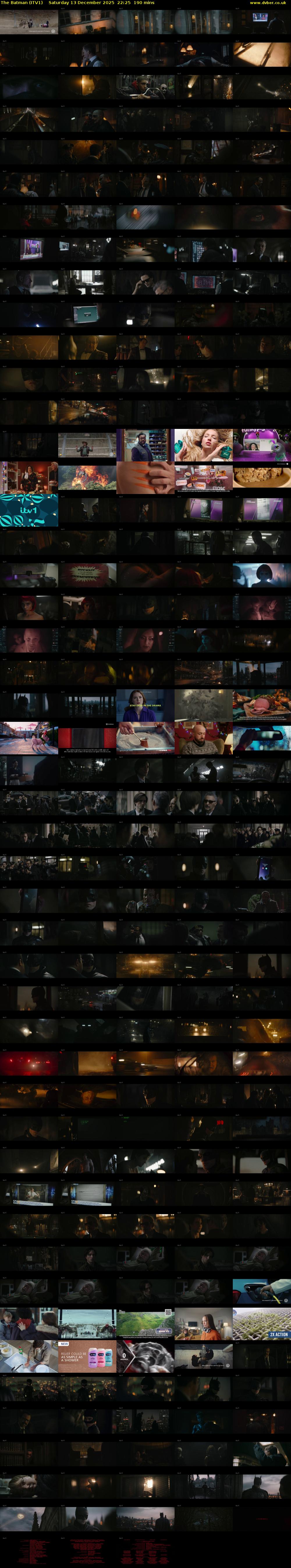 The Batman (ITV1) Saturday 13 December 2025 22:25 - 01:35