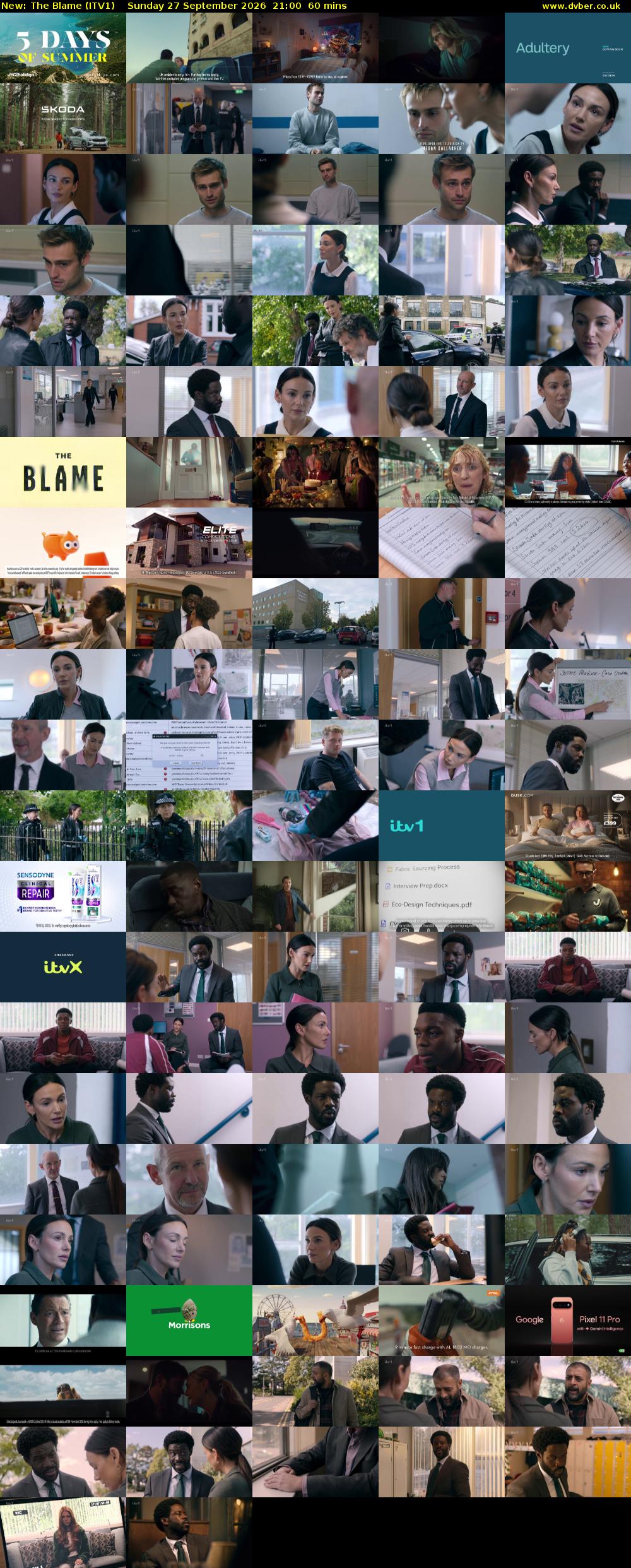 The Blame (ITV1) Sunday 27 September 2026 21:00 - 22:00