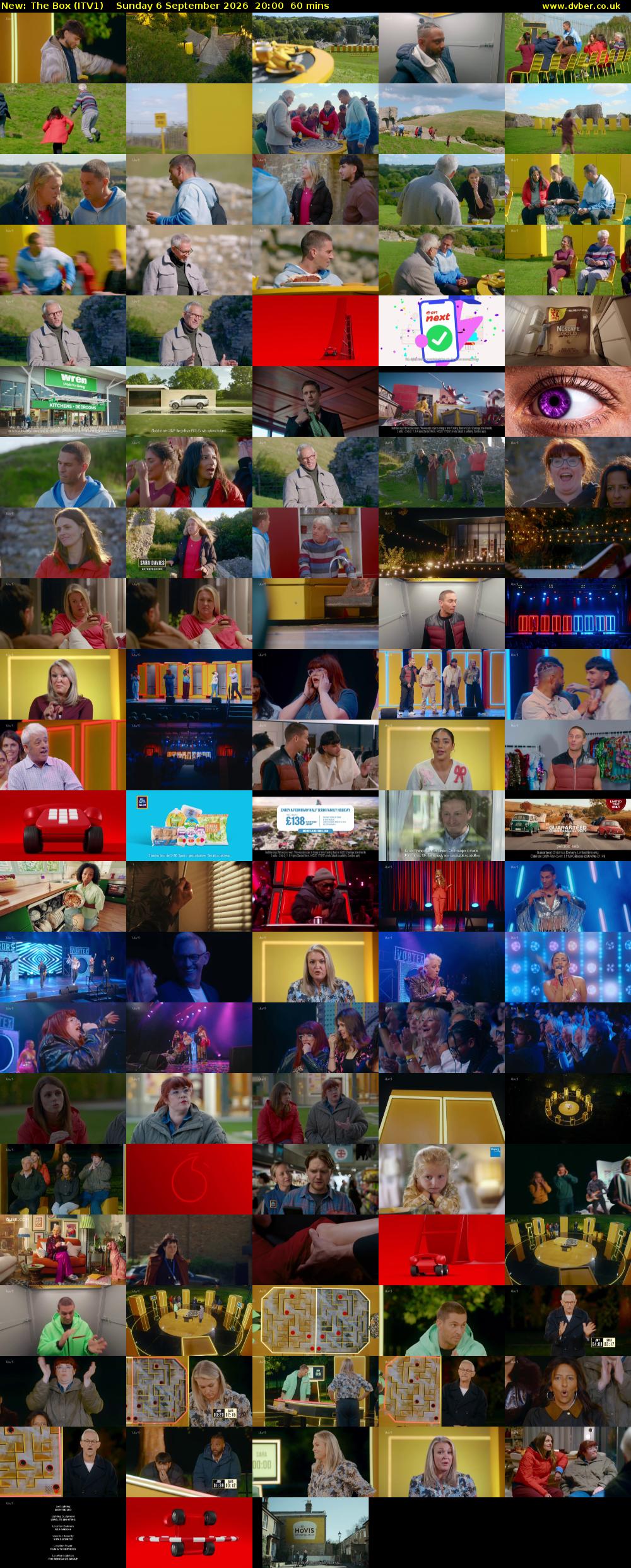 The Box (ITV1) Sunday 6 September 2026 20:00 - 21:00
