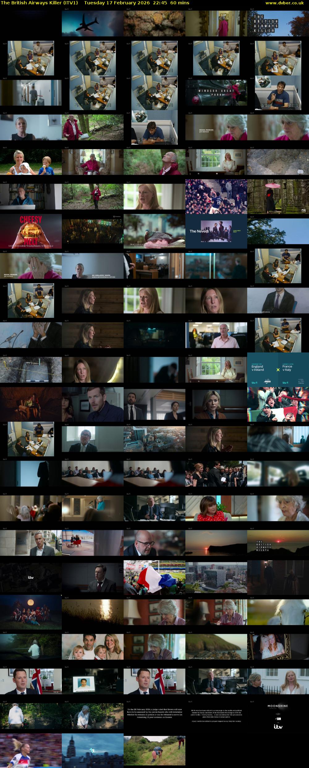 The British Airways Killer (ITV1) Tuesday 17 February 2026 22:45 - 23:45