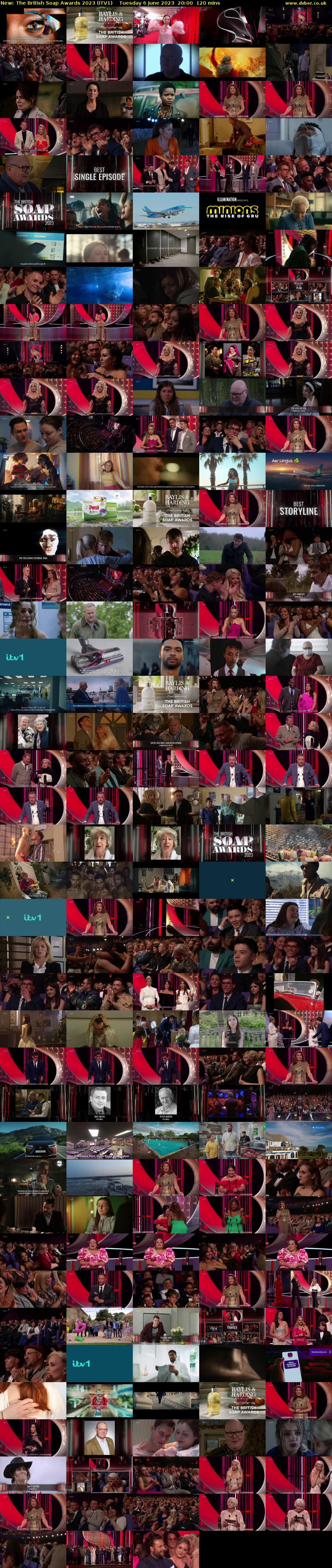 The British Soap Awards 2023 (ITV1) Tuesday 6 June 2023 20:00 - 22:00