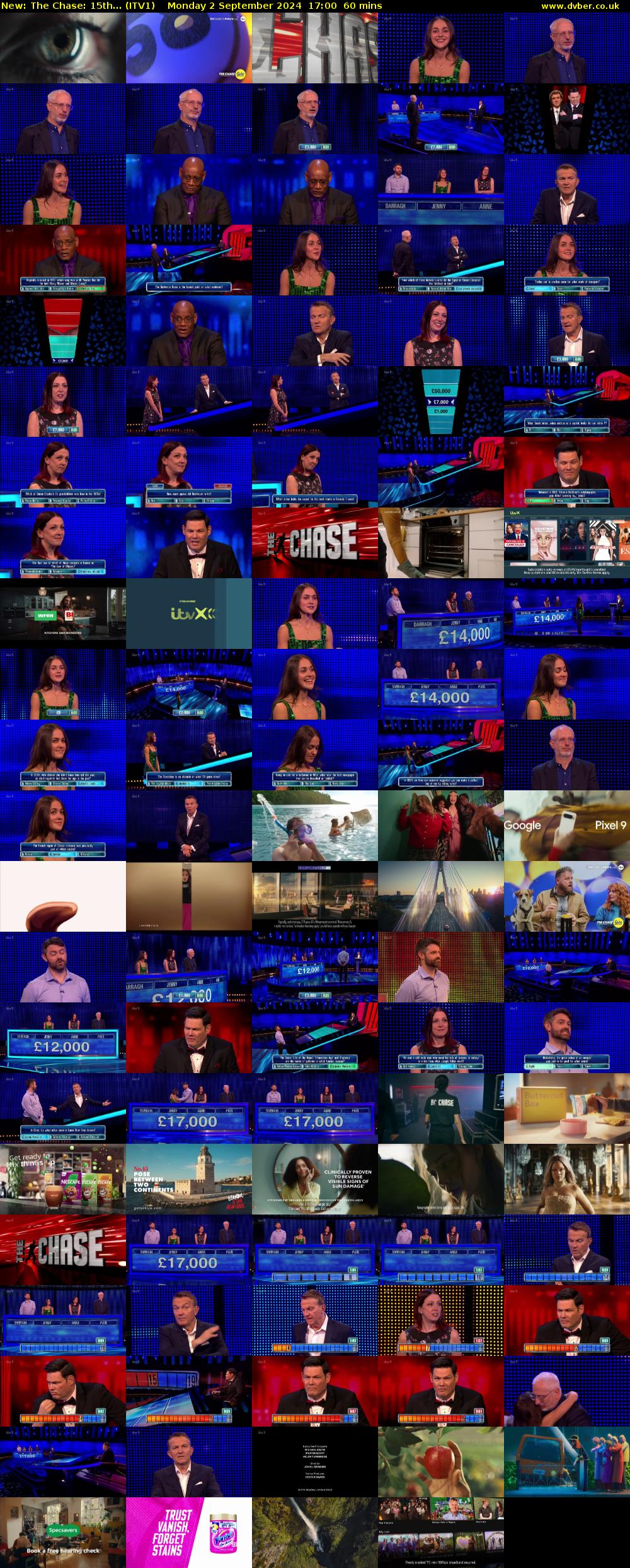 The Chase: 15th... (ITV1) Monday 2 September 2024 17:00 - 18:00