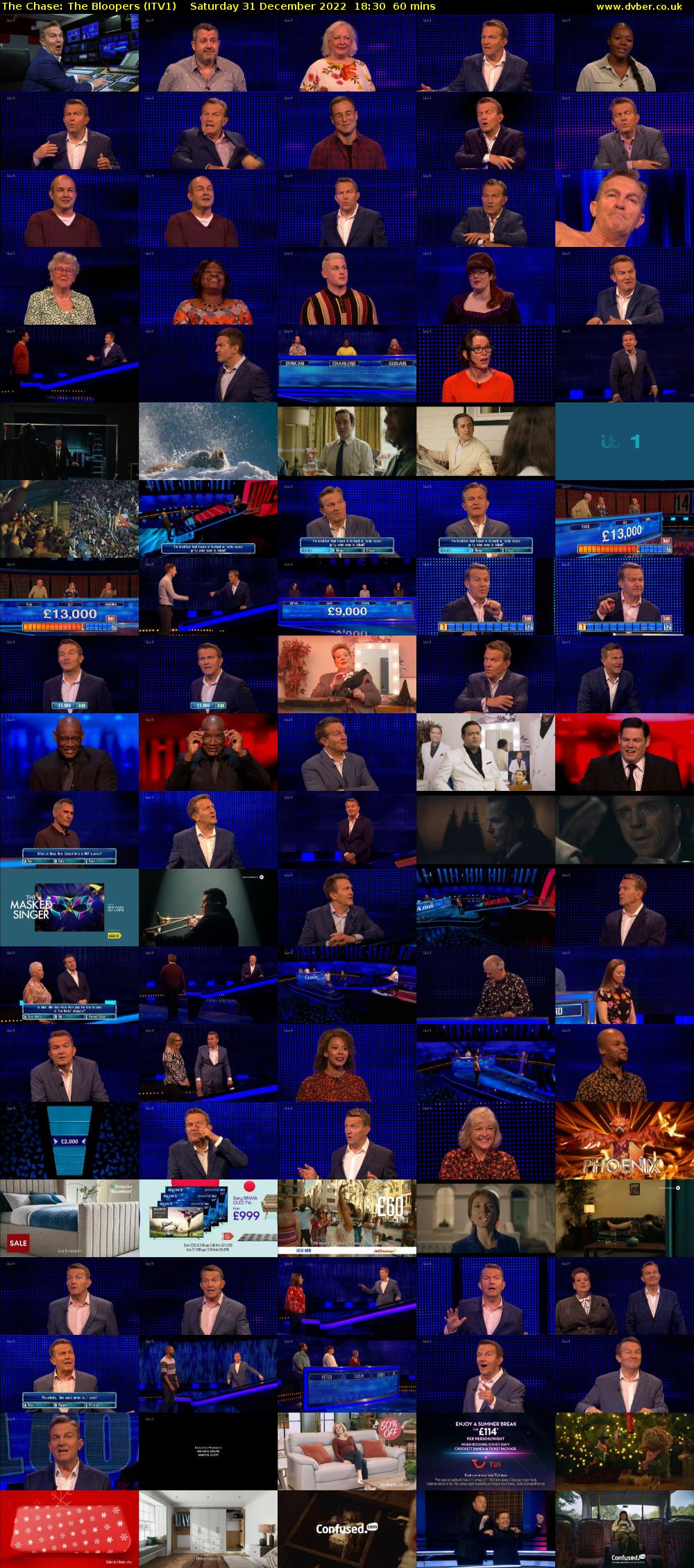 The Chase: The Bloopers (ITV1) Saturday 31 December 2022 18:30 - 19:30