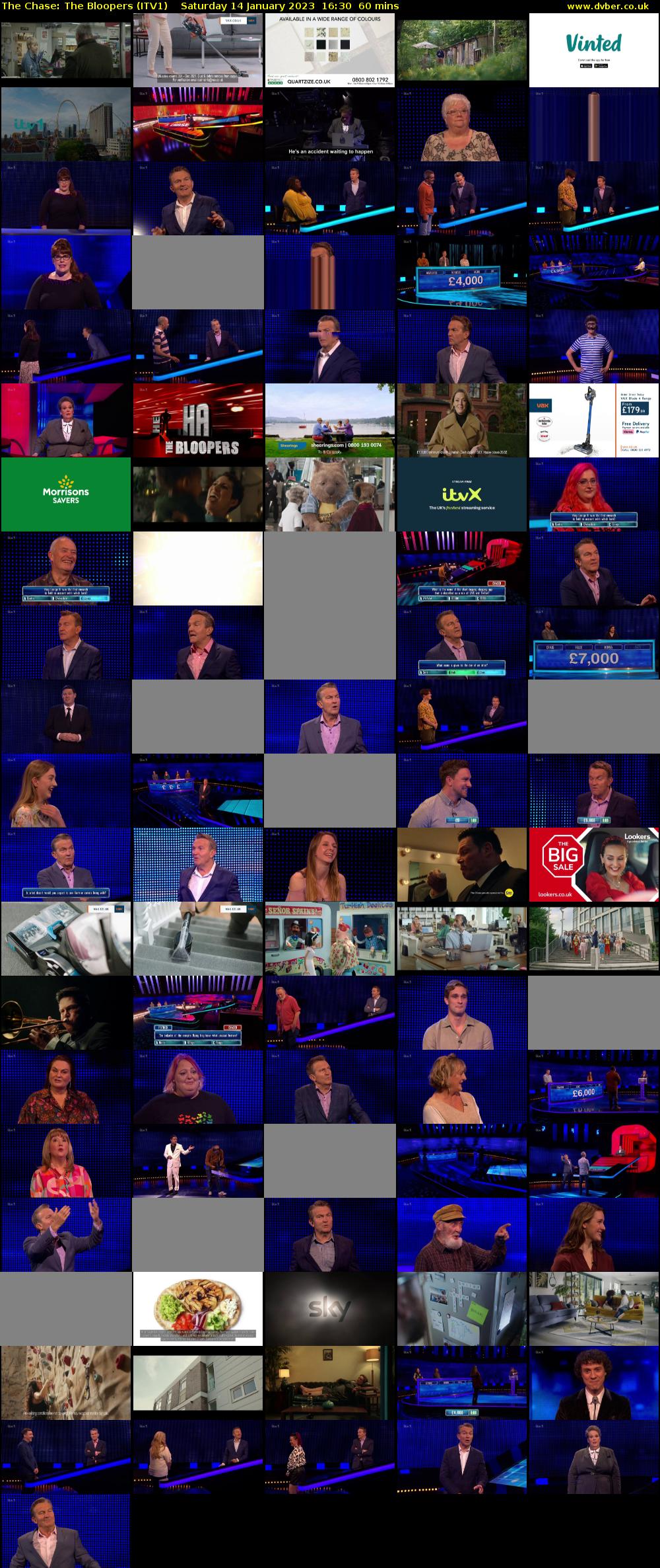 The Chase: The Bloopers (ITV1) Saturday 14 January 2023 16:30 - 17:30