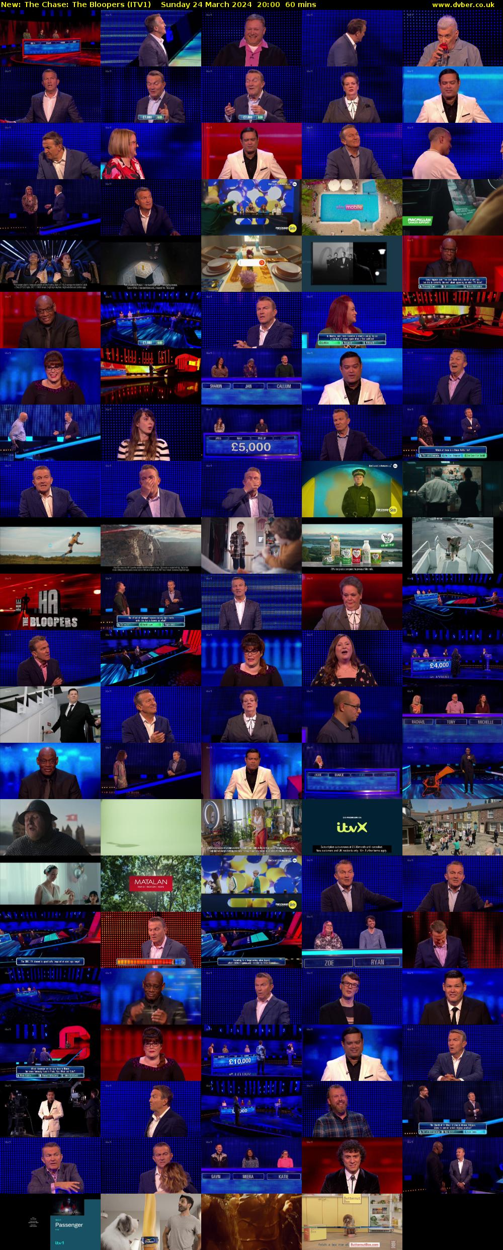 The Chase: The Bloopers (ITV1) Sunday 24 March 2024 20:00 - 21:00