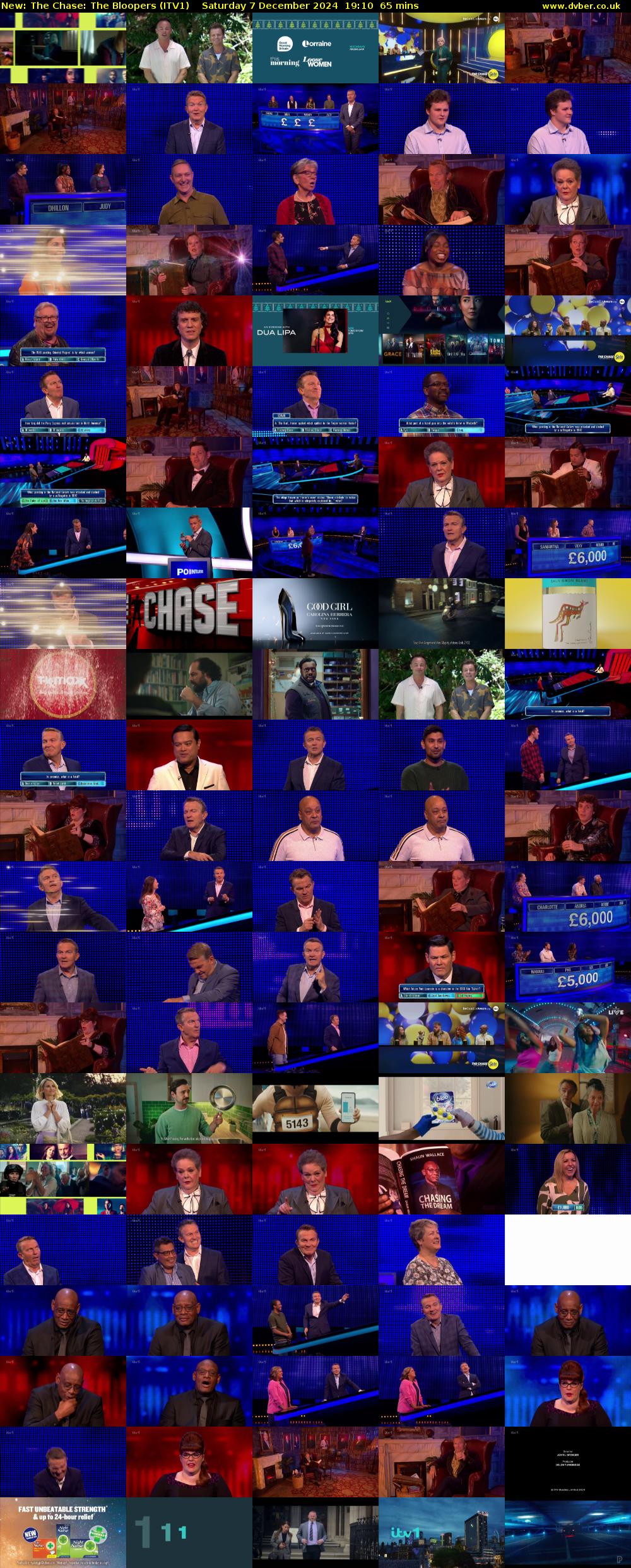 The Chase: The Bloopers (ITV1) Saturday 7 December 2024 19:10 - 20:15