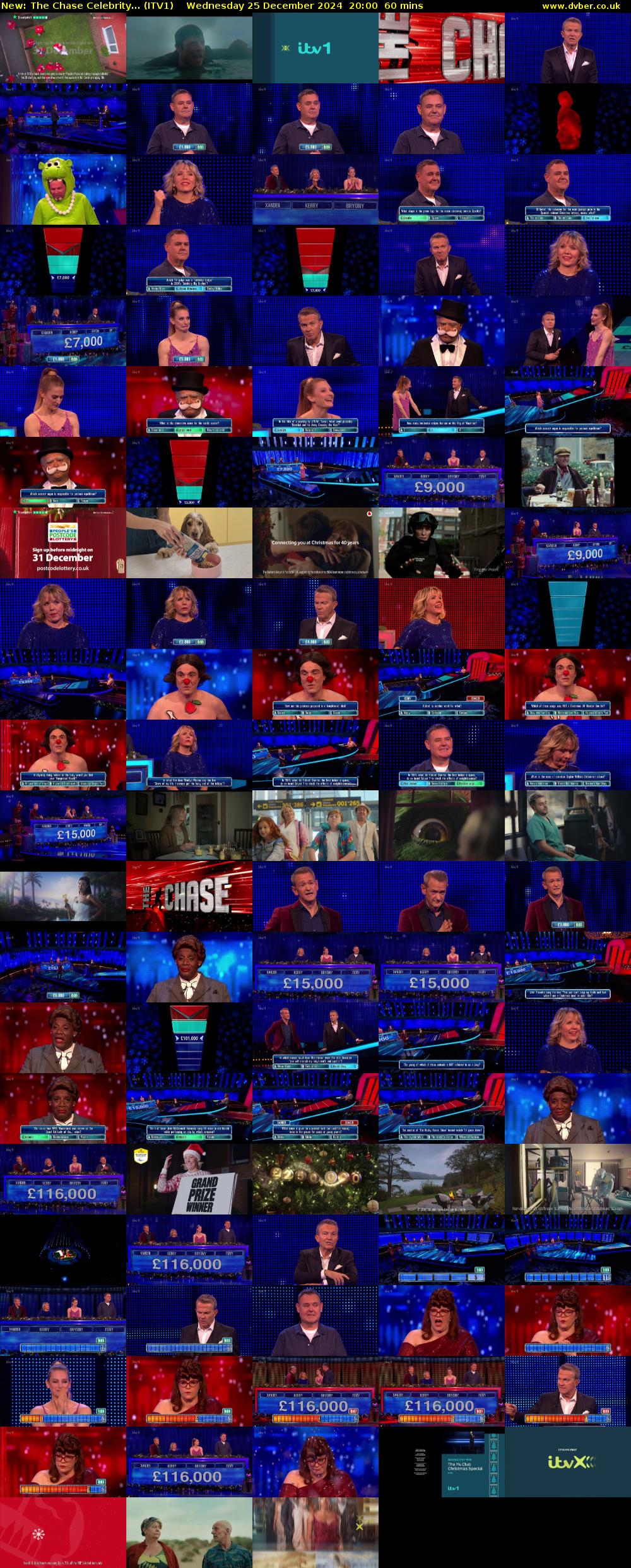 The Chase Celebrity... (ITV1) Wednesday 25 December 2024 20:00 - 21:00