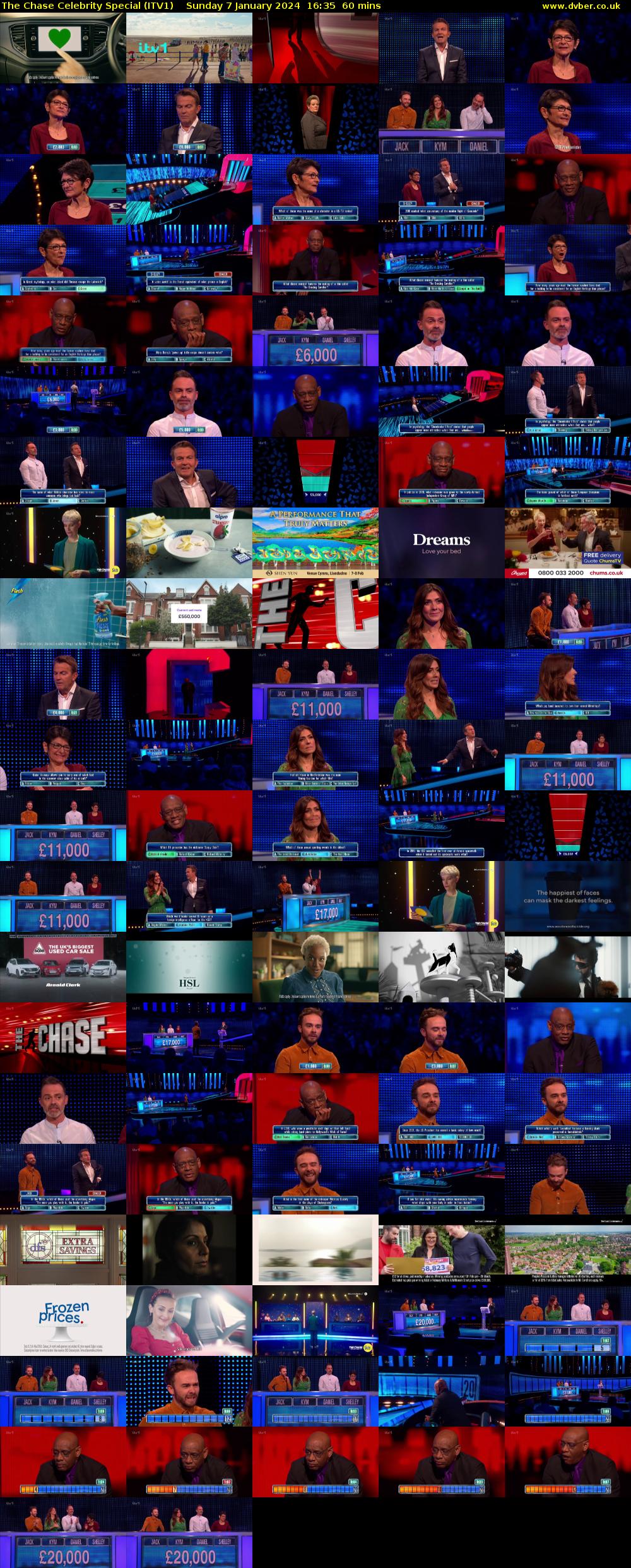 The Chase Celebrity Special (ITV1) Sunday 7 January 2024 16:35 - 17:35