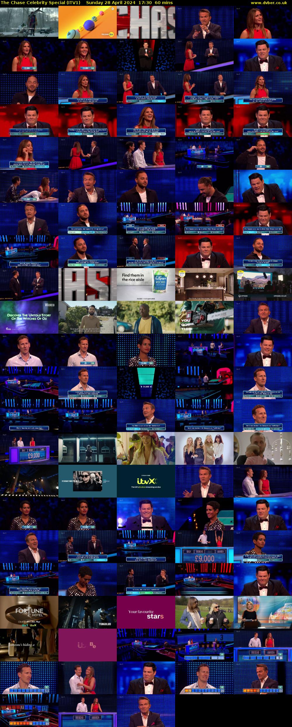 The Chase Celebrity Special (ITV1) Sunday 28 April 2024 17:30 - 18:30