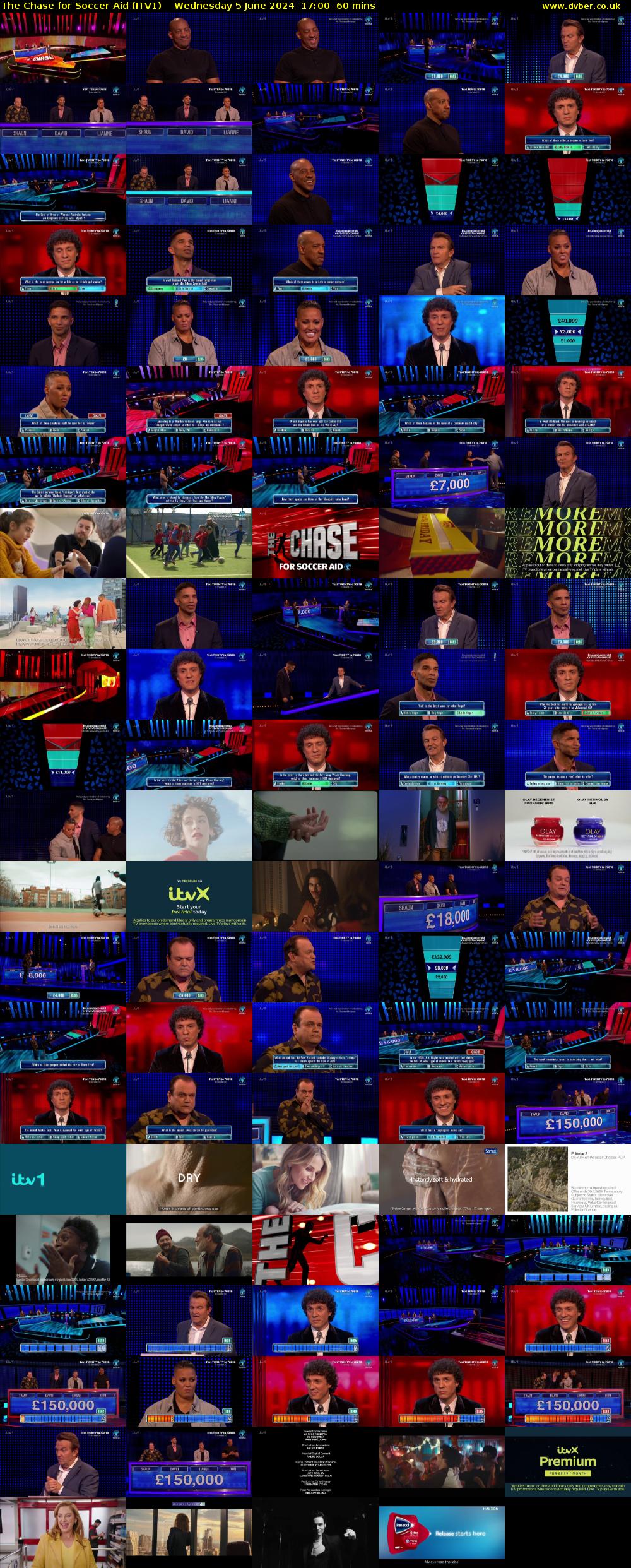 The Chase for Soccer Aid (ITV1) Wednesday 5 June 2024 17:00 - 18:00