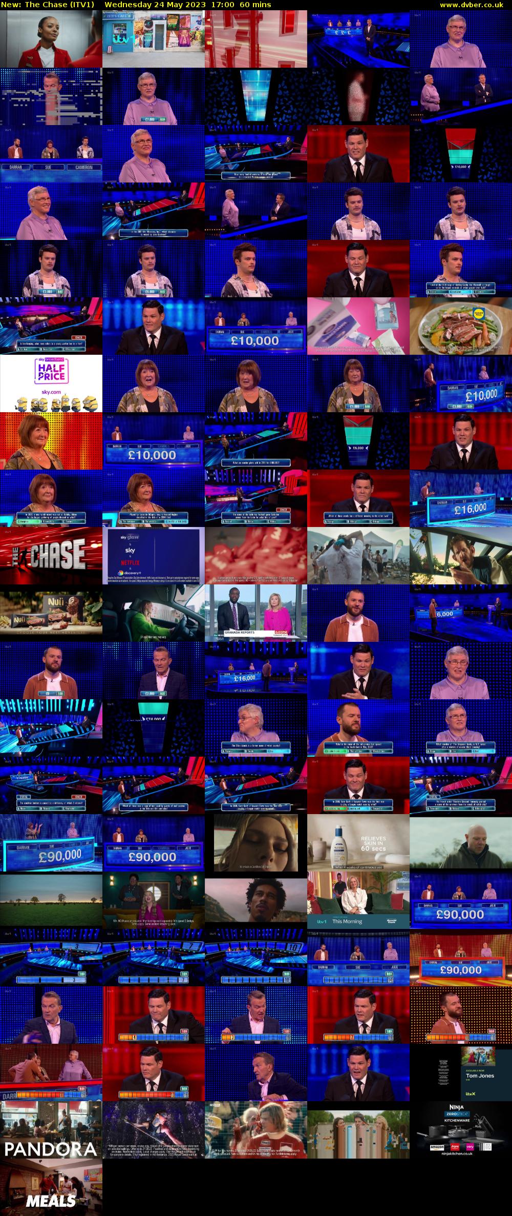 The Chase (ITV1) Wednesday 24 May 2023 17:00 - 18:00