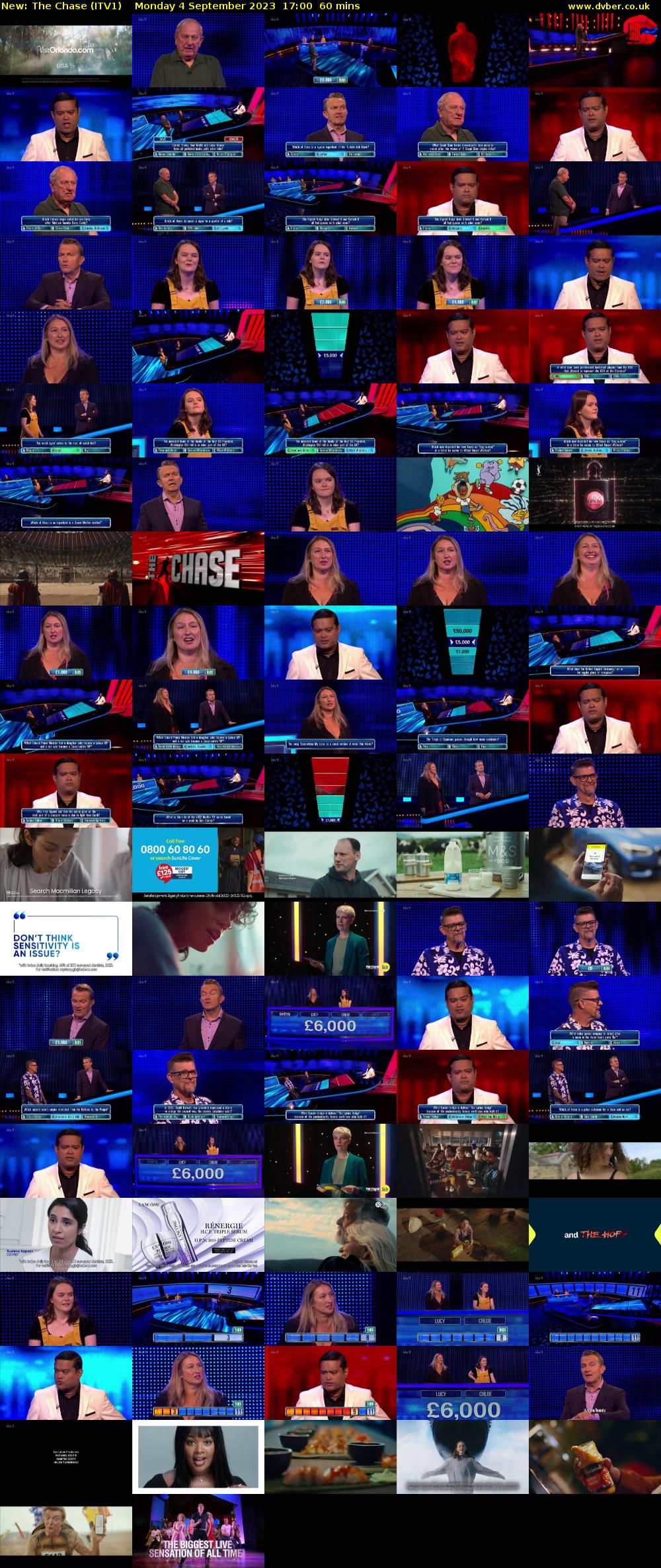 The Chase (ITV1) Monday 4 September 2023 17:00 - 18:00