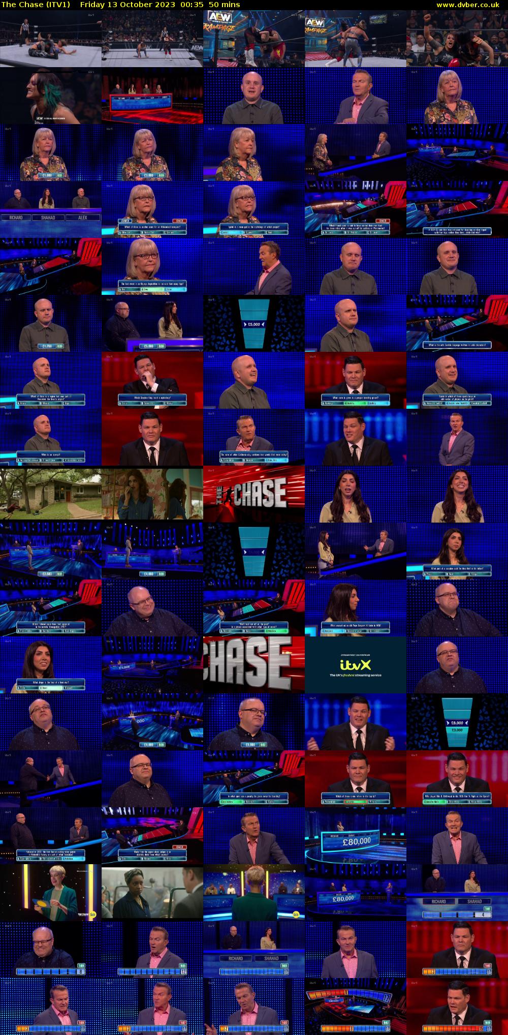 The Chase (ITV1) Friday 13 October 2023 00:35 - 01:25