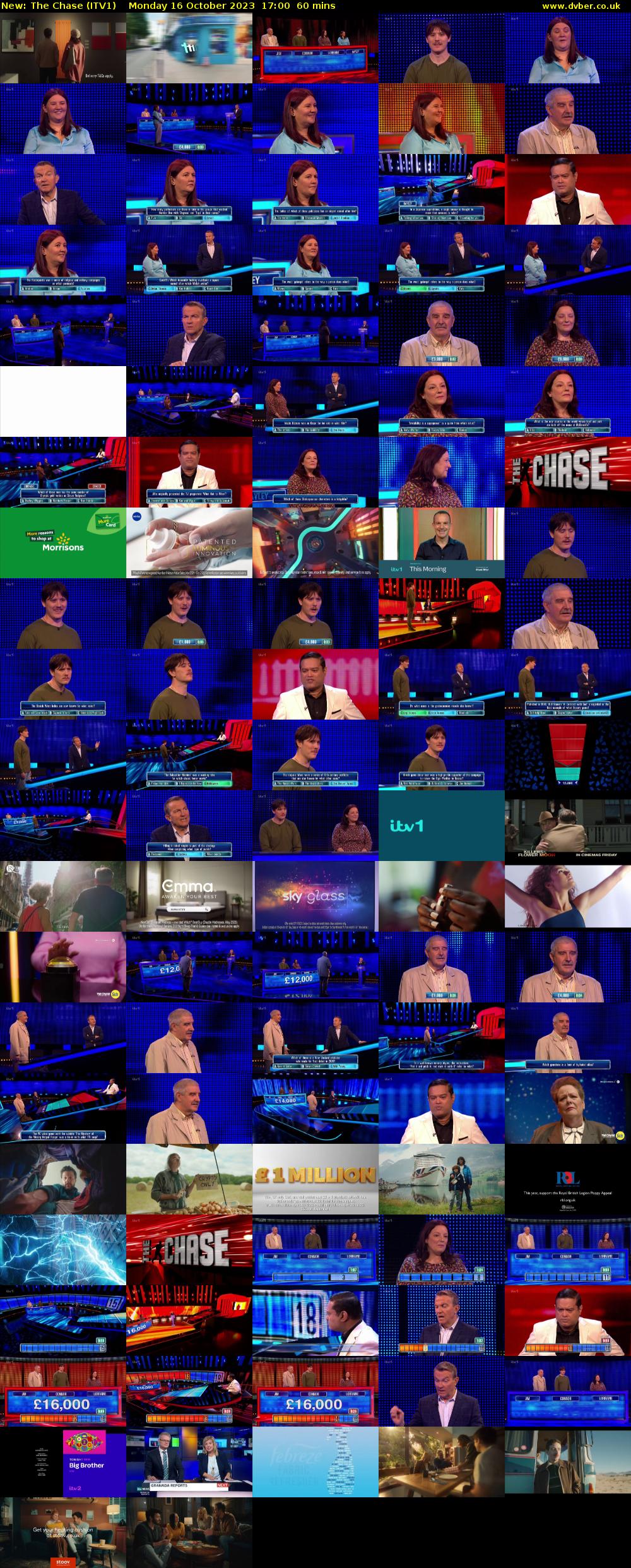 The Chase (ITV1) Monday 16 October 2023 17:00 - 18:00