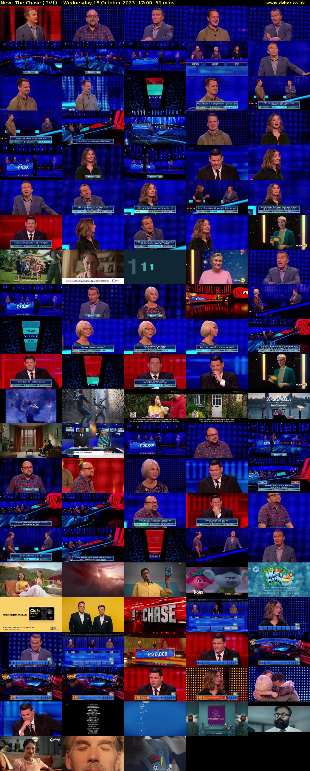 The Chase (ITV1) Wednesday 18 October 2023 17:00 - 18:00