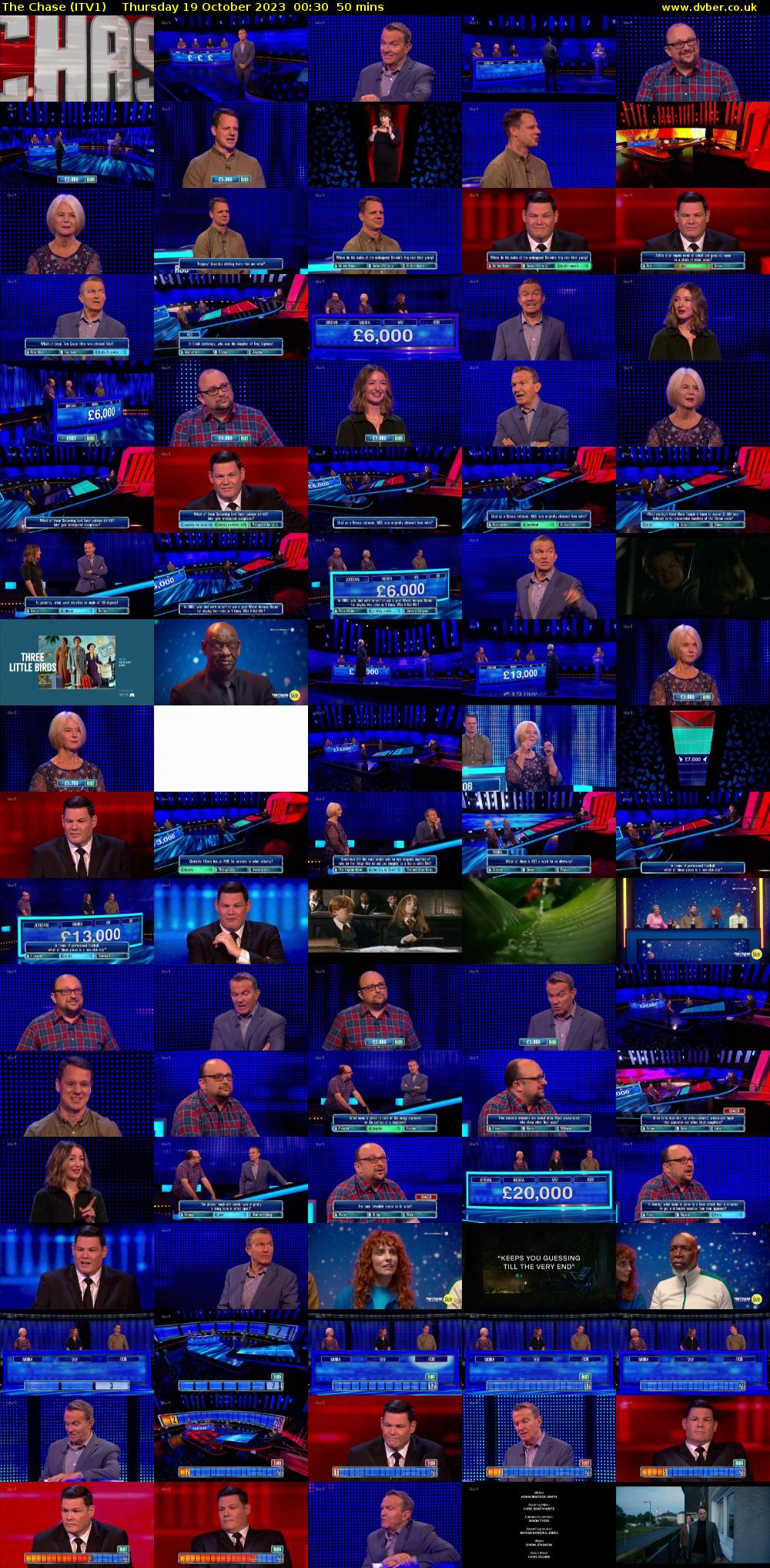 The Chase (ITV1) Thursday 19 October 2023 00:30 - 01:20