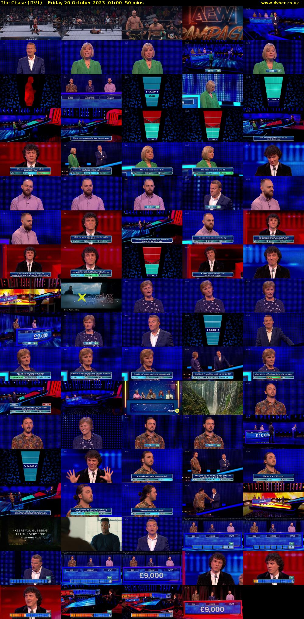 The Chase (ITV1) Friday 20 October 2023 01:00 - 01:50