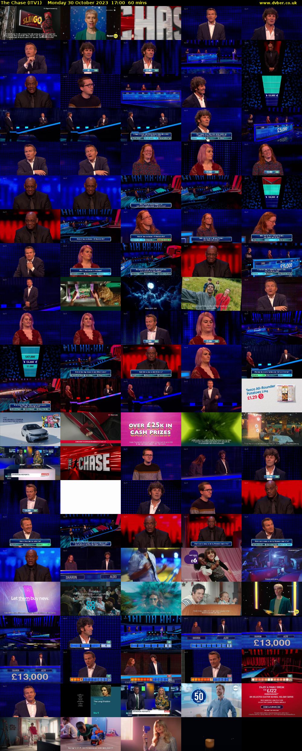 The Chase (ITV1) Monday 30 October 2023 17:00 - 18:00