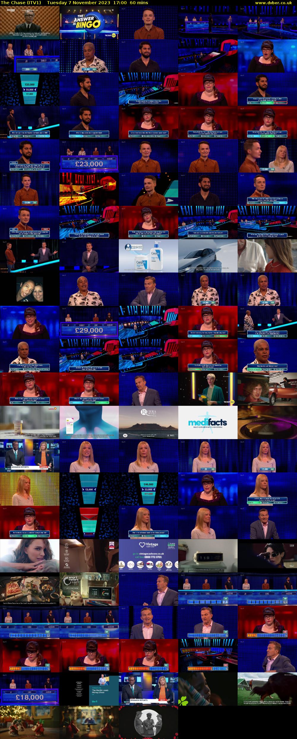 The Chase (ITV1) Tuesday 7 November 2023 17:00 - 18:00