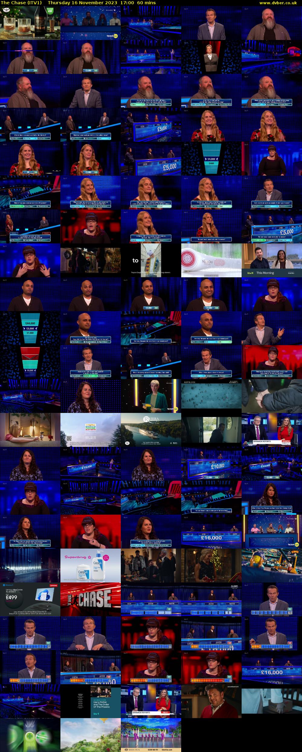 The Chase (ITV1) Thursday 16 November 2023 17:00 - 18:00