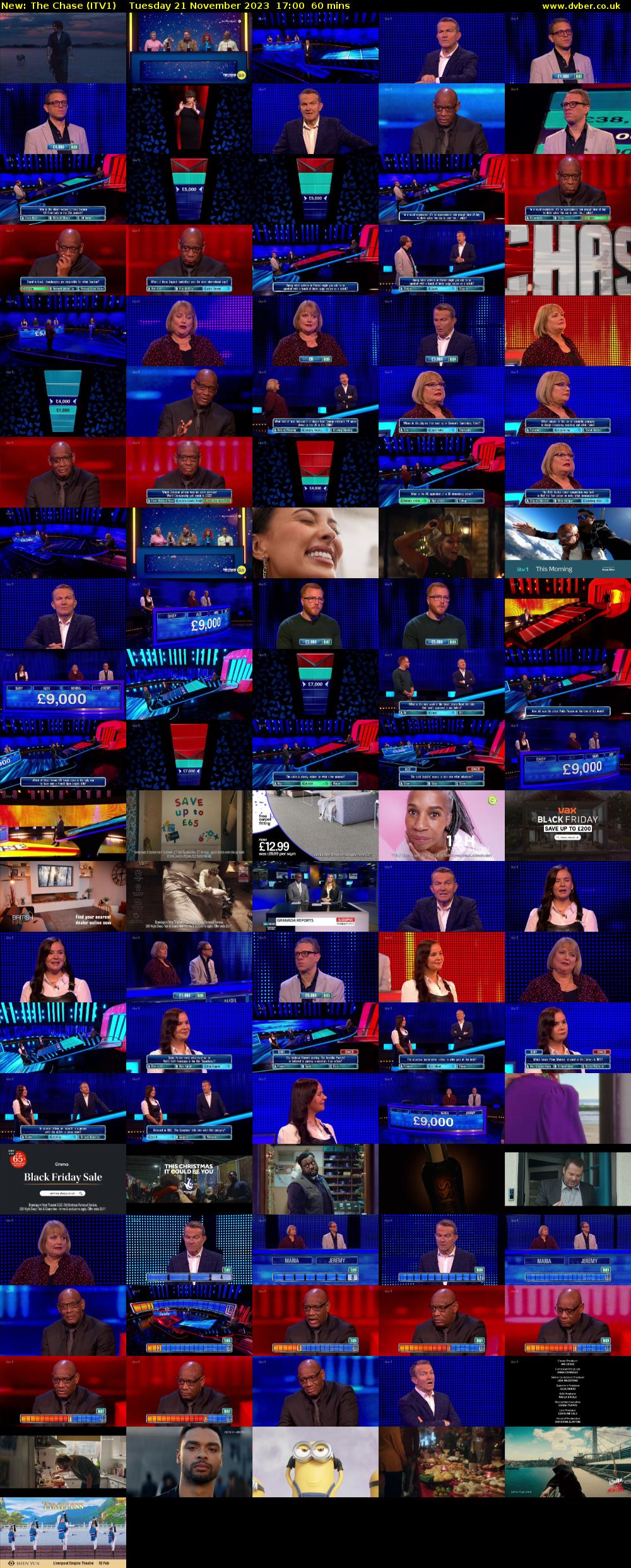 The Chase (ITV1) Tuesday 21 November 2023 17:00 - 18:00