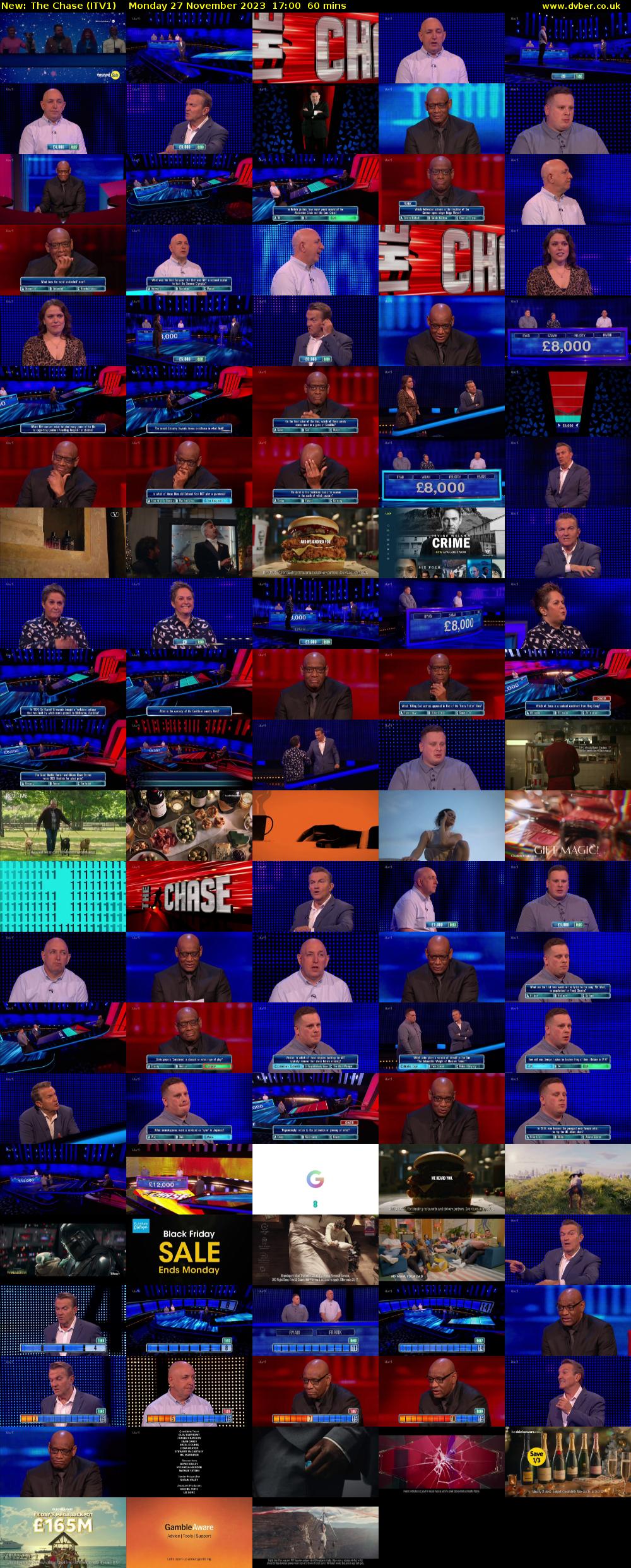 The Chase (ITV1) Monday 27 November 2023 17:00 - 18:00