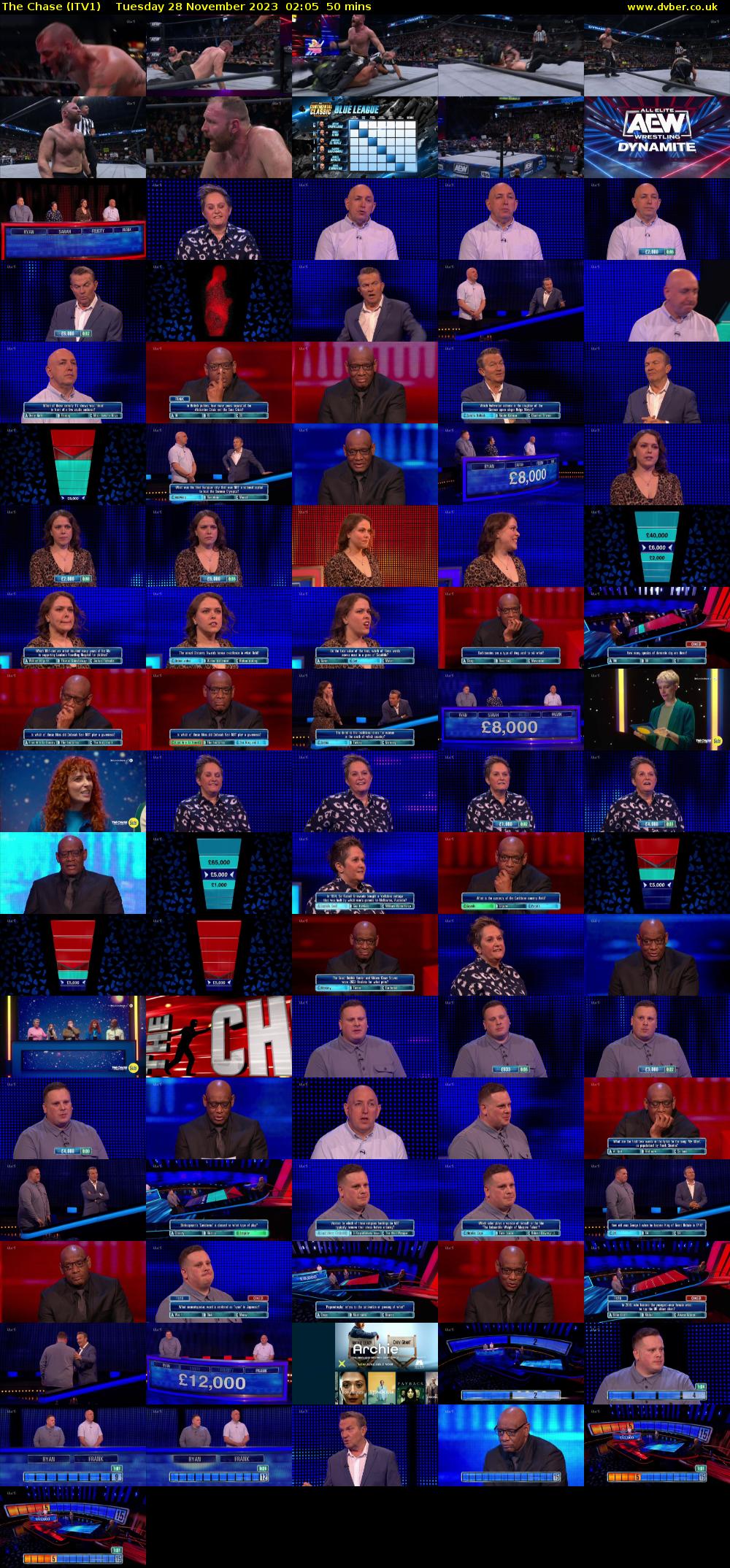 The Chase (ITV1) Tuesday 28 November 2023 02:05 - 02:55