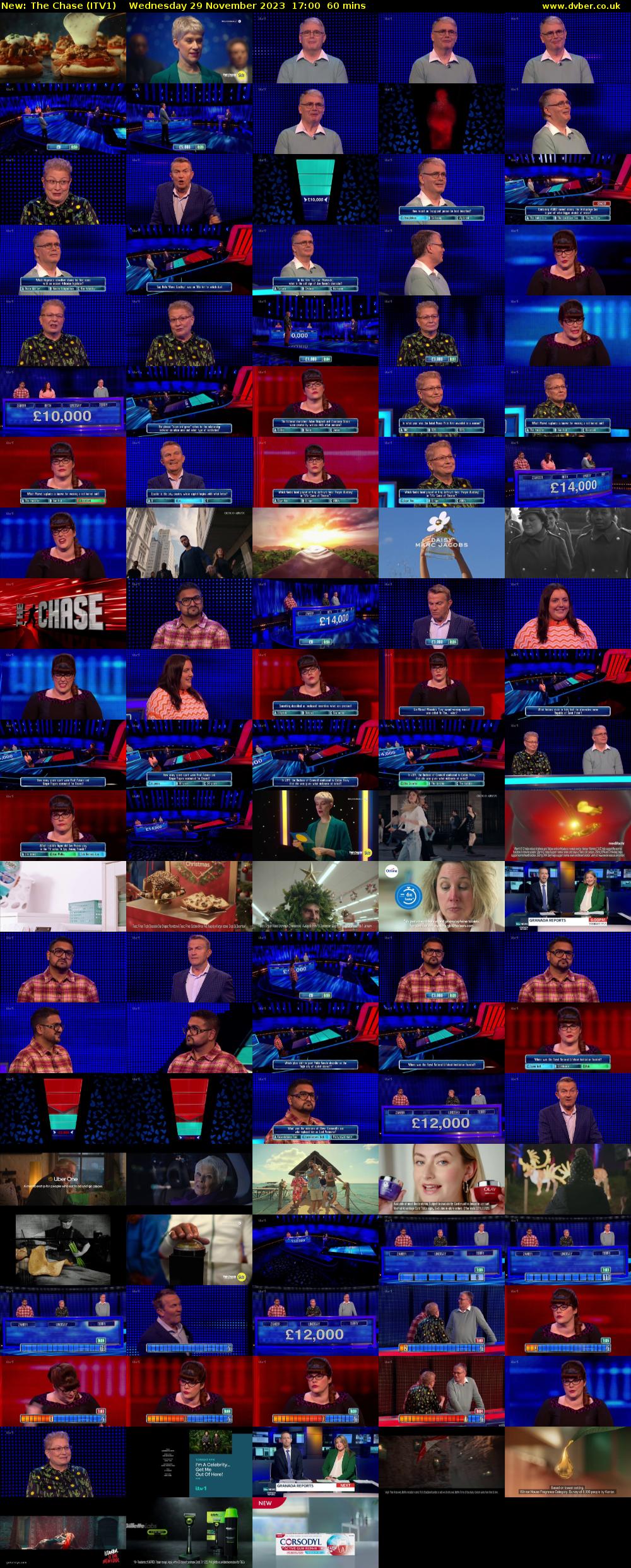 The Chase (ITV1) Wednesday 29 November 2023 17:00 - 18:00