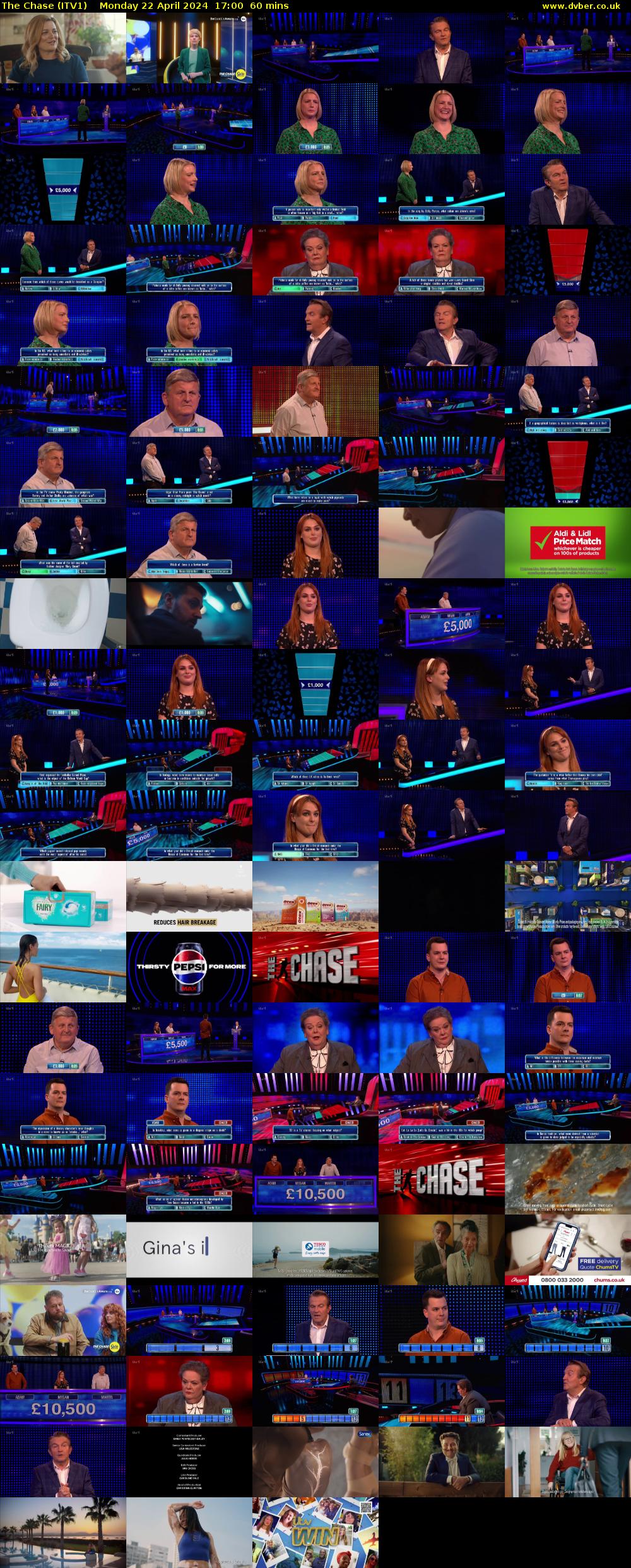 The Chase (ITV1) Monday 22 April 2024 17:00 - 18:00