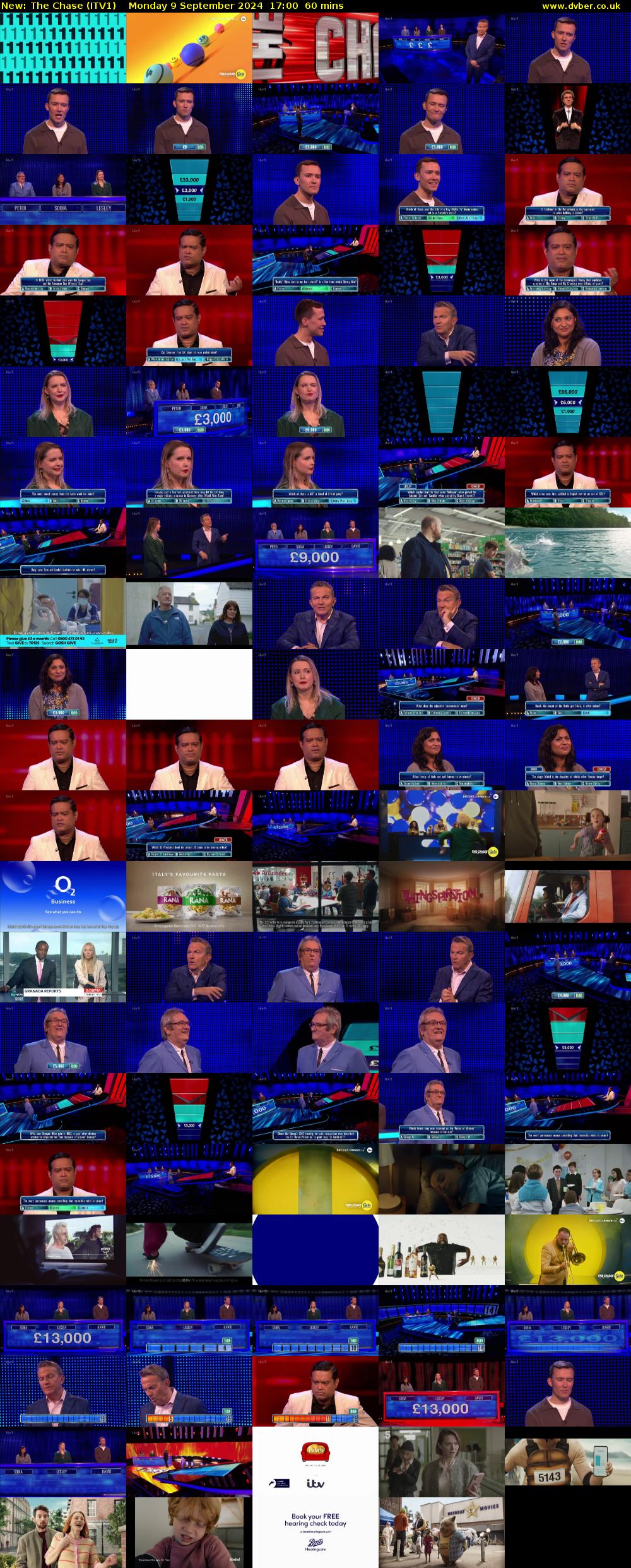 The Chase (ITV1) Monday 9 September 2024 17:00 - 18:00