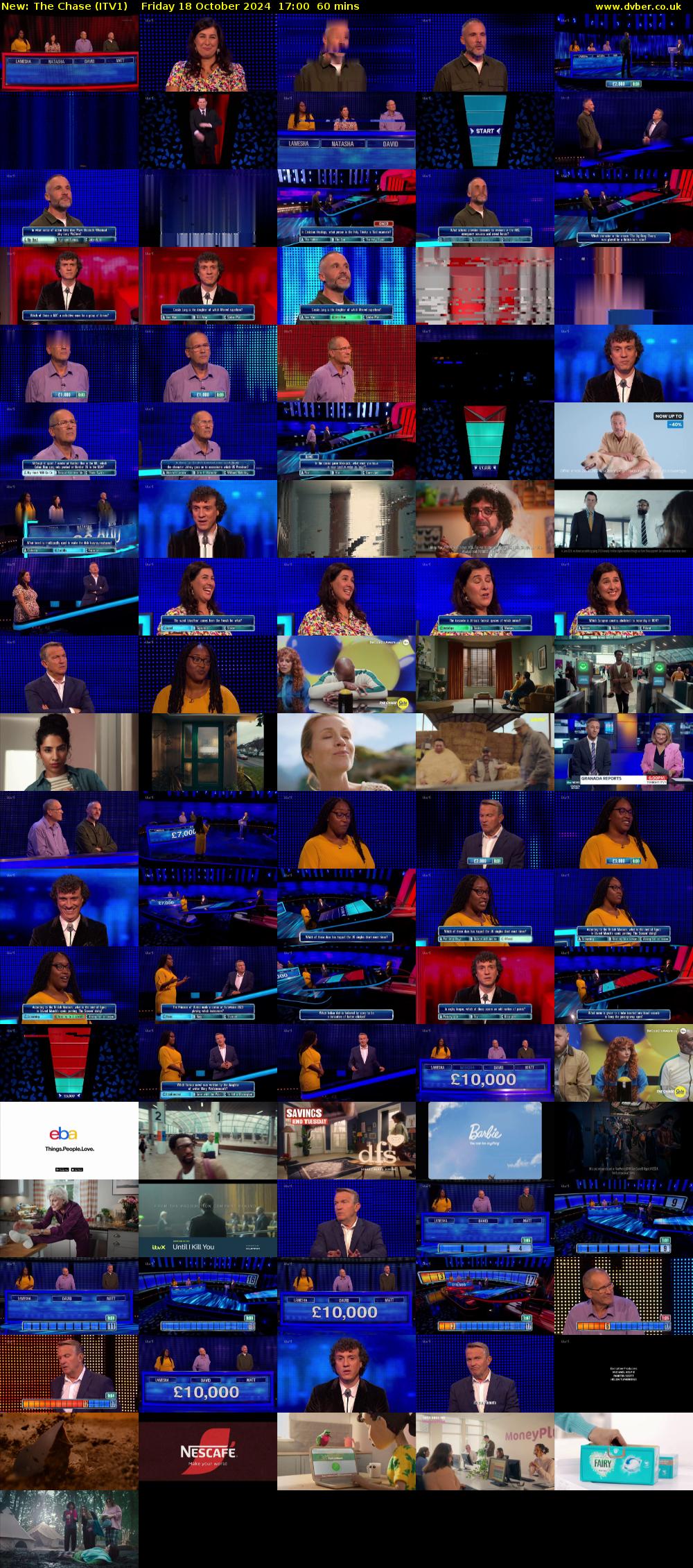 The Chase (ITV1) Friday 18 October 2024 17:00 - 18:00