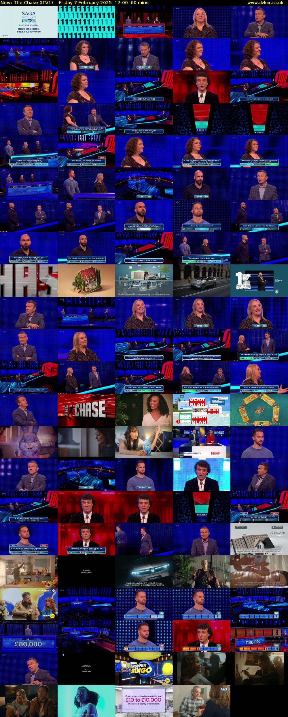 The Chase (ITV1) Friday 7 February 2025 17:00 - 18:00