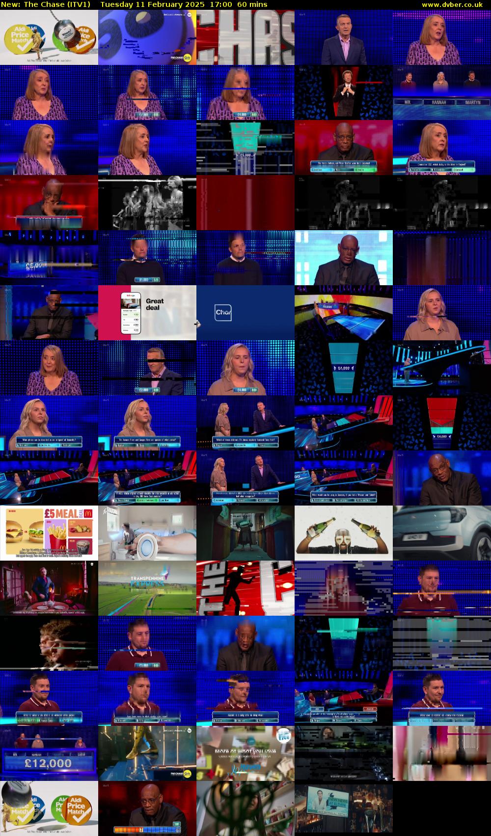 The Chase (ITV1) Tuesday 11 February 2025 17:00 - 18:00