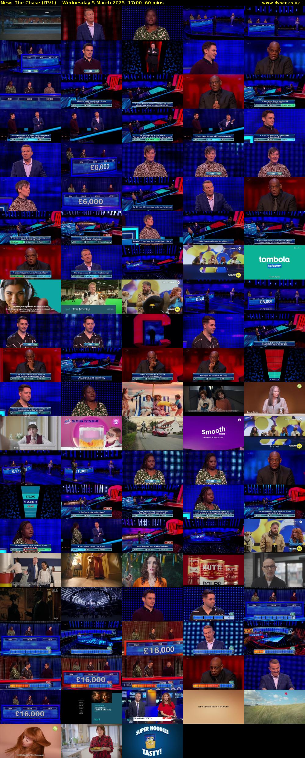 The Chase (ITV1) Wednesday 5 March 2025 17:00 - 18:00