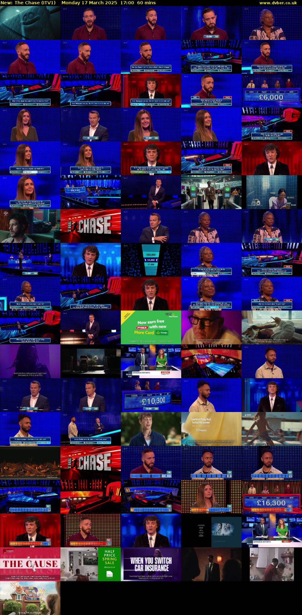 The Chase (ITV1) Monday 17 March 2025 17:00 - 18:00